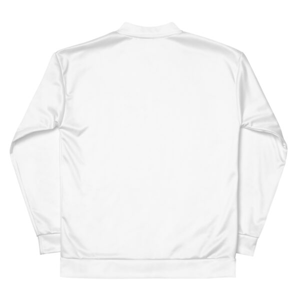 Chaqueta bomber color blanca lisa unisex - Imagen 12