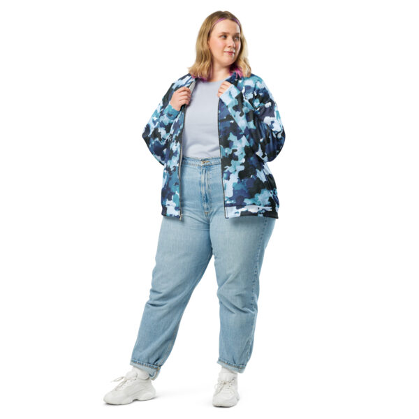 Chaqueta bomber camuflaje azul unisex - Imagen 4