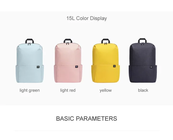 Mochila Xiaomi MI casual Daypack - Imagen 9