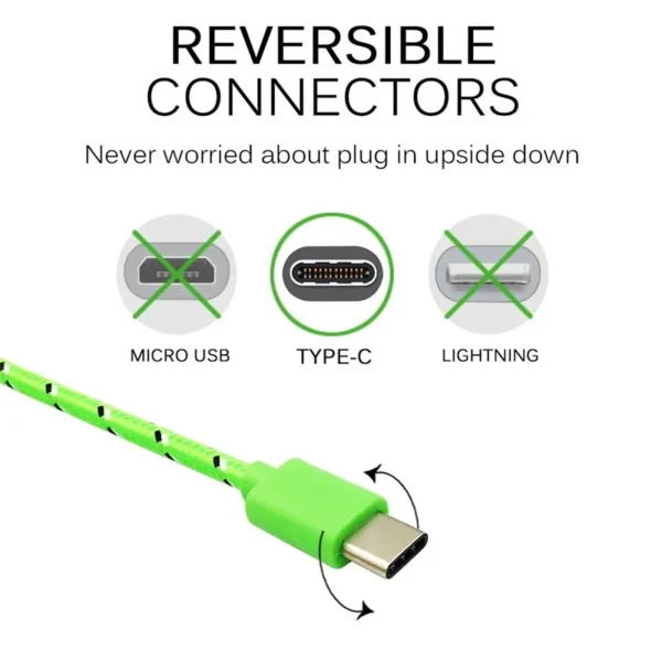 Cable USB tipo C carga rápida y transferencia de datos - Imagen 3