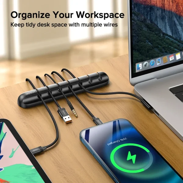 Organizador flexible para cables USB - Imagen 2