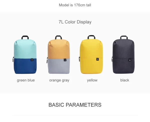 Mochila Xiaomi MI casual Daypack - Imagen 6