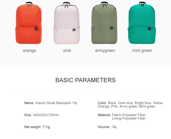 Mochila Xiaomi MI casual Daypack - Imagen 8