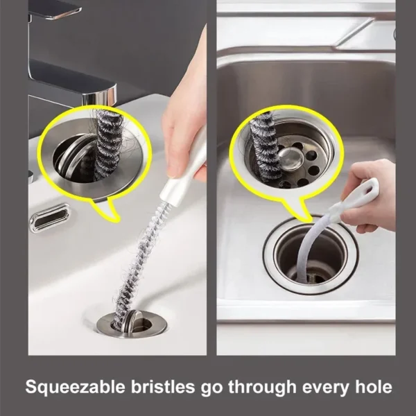 Cepillo de limpieza para tuberías de baño - Imagen 4