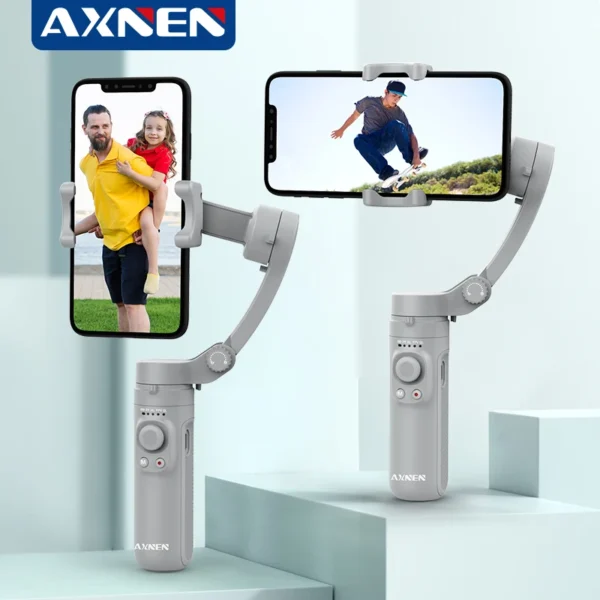 Estabilizador Gimbal Axnen HQ3 de 3 ejes plegable para celular