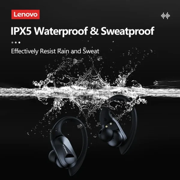 Auriculares deportivos Lenovo LP75 TWS con pantalla digital - Imagen 3