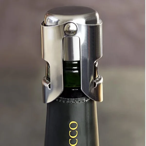 Tapón para botella de vino acero inoxidable - Imagen 3