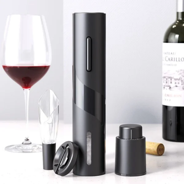 Abridor eléctrico botellas de vino con Cable USB