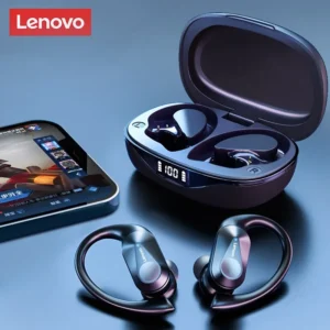 Auriculares deportivos Lenovo LP75 TWS con pantalla digital