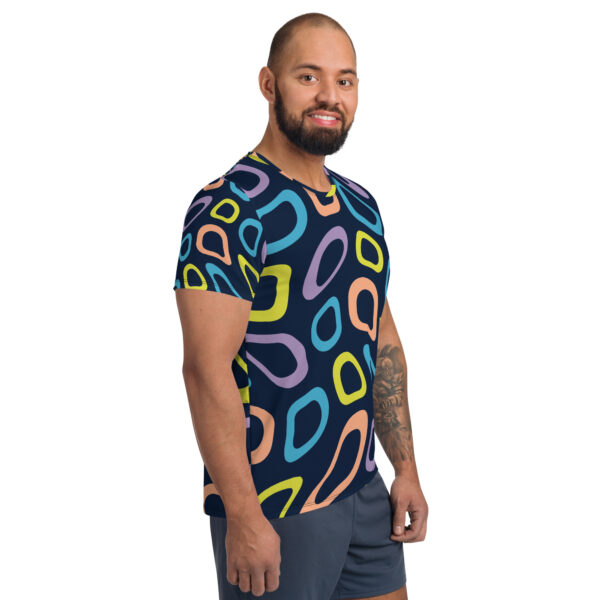 Camiseta deportiva diseño Geo2 para hombre - Imagen 4