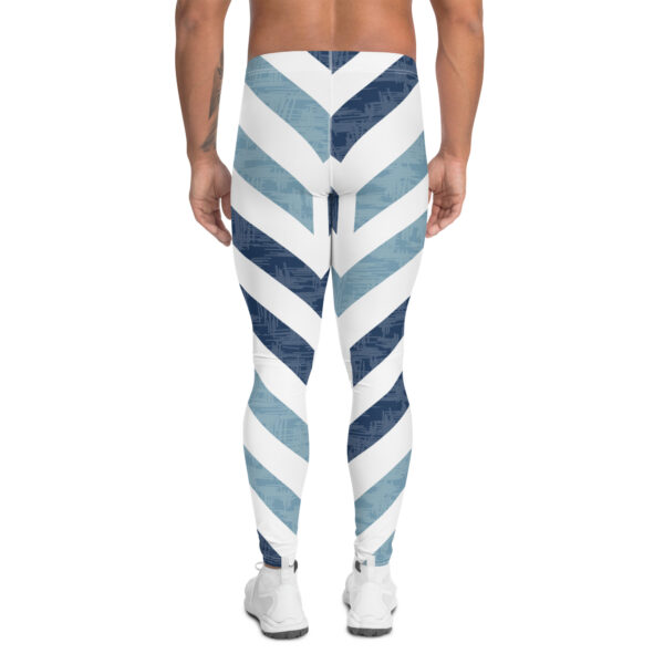 Leggings deportivos para hombre diseño subida azul - Imagen 3