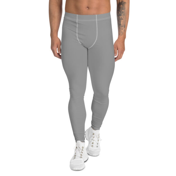 Leggings deportivos color gris para hombre - Imagen 2