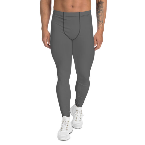 Leggings deportivos color gris oscuro para hombre