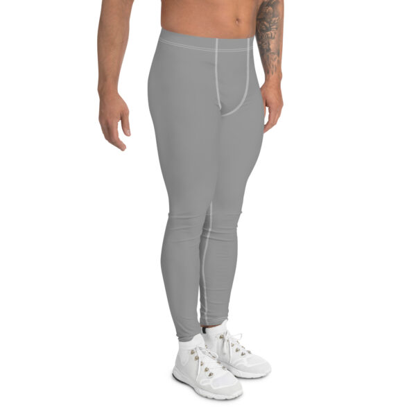 Leggings deportivos color gris para hombre - Imagen 4