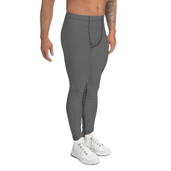 Leggings deportivos color gris oscuro para hombre - Imagen 3